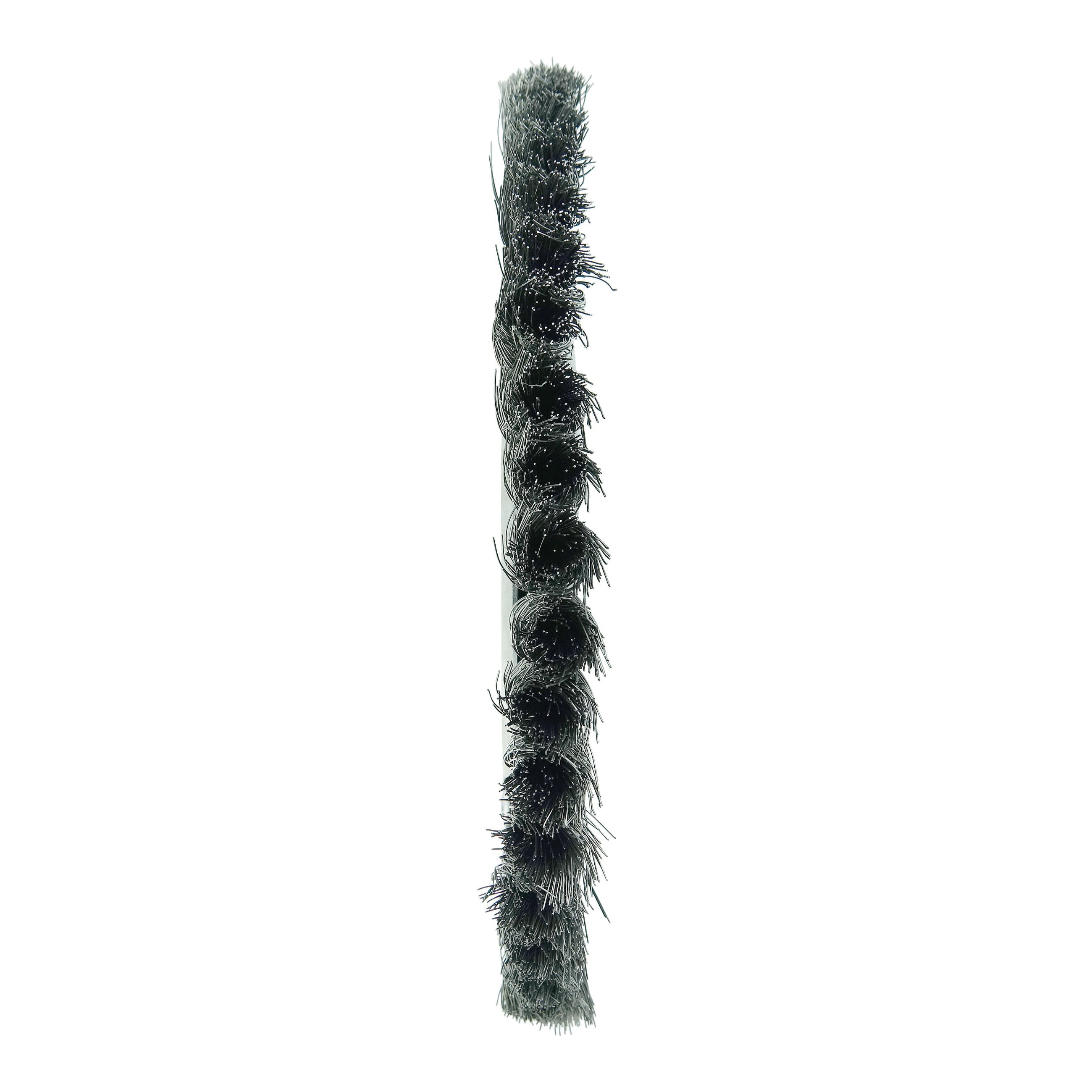 Weiler® 08179 Wheel Brush, 10 in Dia Brush, 3/4 in W Face, 0.014 in Dia Standard/Twist Knot Filament/Wire, 1-1/4 in Arbor Hole